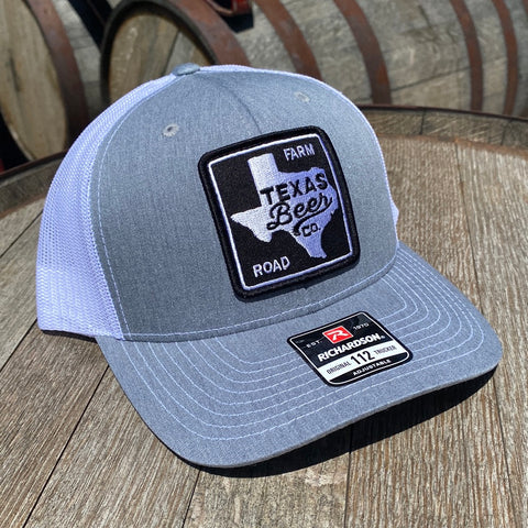 Charcoal & White Snap Back Trucker Hat