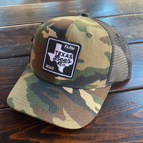 Camo & Black Snap Back Trucker Hat
