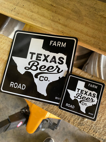 Texas Beer Co Bumper / Fridge Stickers